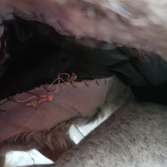 VINTAGE 1970's Wool/Rabbit Pea Coat! - Picture 11 of 15